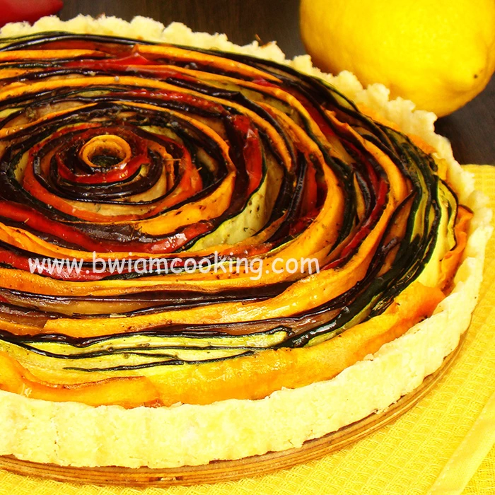 Спиральный овощной пирог в духовке рецепт 